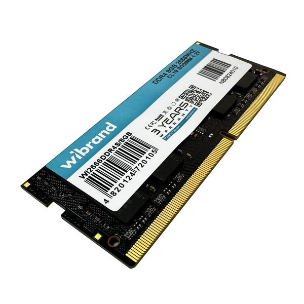 DDR4 Wibrand 8GB 2666MHz CL19 SODIMM (WI2666DDR4S/8GB) 50675 фото