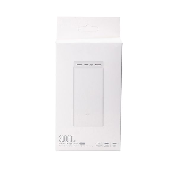 Повербанк Xiaomi Power Bank 3 30000mAh Fast Charging Version White с быстрой зарядкой 2077098924 фото