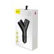 АЗП Baseus Y type dual USB+cigarette lighter extended car charger 3.1 A Black (CCALL-YX01) 10426 фото 2