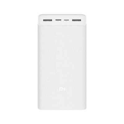Зовнішній акумулятор Xiaomi Mi Power Bank 3 30000mAh 24W Fast Charge PB3018ZM White (VXN4307CN) 24990 фото