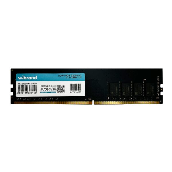 DDR4 Wibrand 8GB 3200MHz CL22 DIMM (WI3200DDR4D/8GB) 50680 фото