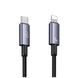 Кабель Usams US-SJ679 Type-C To Lightning 30W Aluminum Alloy Fast Charging & Data Cable -Sufeng Series tarnish 0.25m (SJ679USB01) 52374 фото 1