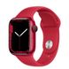 Apple Watch Series 7 41mm (GPS) (Product)Red Aluminum Case with (Product)Red Sport Band (MKN23) 00000034301-001 фото 1