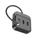 Хаб HOCO HB37 Easy link 6-in-1 Multiport Adapter (HDTV+RJ45+USB3.0+USB2.0*2+PD100W) Black (6931474799029) 48958 фото 5