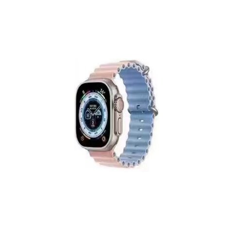 Ремінець для годинника Apple Watch Ocean two-tone 42/44/45/49mm 24.Pink-Blue (Ocean42-24.Pink-Blue) 45759 фото