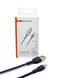 Кабель Mibrand MI-71 Metal Braided Cable USB for Micro 2.4A 1m Navy Blue (MIDC/71MNB) 24635 фото 4