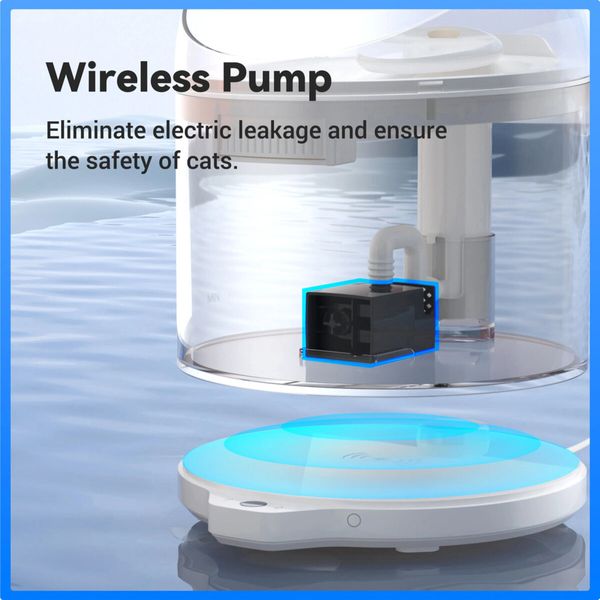 Поїлка CATLINK Wireless Pump & Ultra-Filtration Water Fountain - PURE 2 (6972884750736) 53583 фото