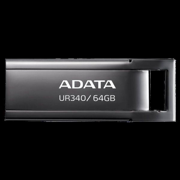 Flash A-DATA USB 3.2 UR340 64Gb Black (AROY-UR340-64GBK) 43564 фото