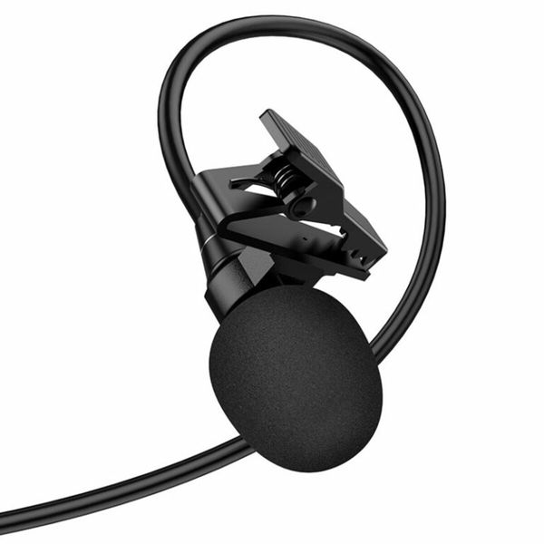 Мікрофон-петличка HOCO L14 3.5 Lavalier microphone Black (6931474761132) 23993 фото