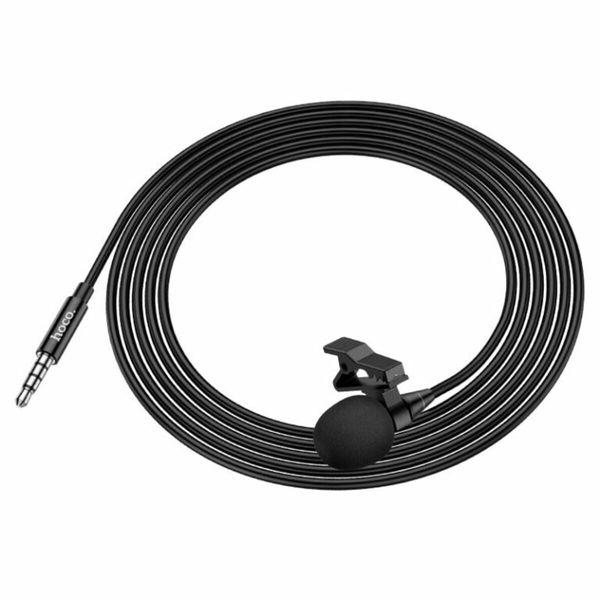 Мікрофон-петличка HOCO L14 3.5 Lavalier microphone Black (6931474761132) 23993 фото