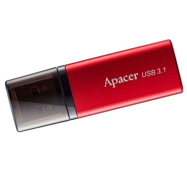 Flash Apacer USB 3.1 AH25B 256Gb Red (AP256GAH25BR-1) 39332 фото