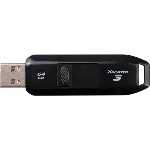 Flash Patriot USB 3.2 Xporter 3 64GB Black (PSF64GX3B3U) 48944 фото