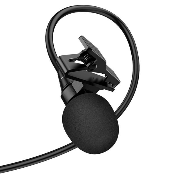 Мікрофон-петличка HOCO L14 Type-C Lavalier microphone Black (6931474761156) 23994 фото