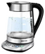 Електрочайник з підсвічуванням Sokany SK-09003 Electric Kettle 2200W 1,7l прозорий чайник 2082883238 фото 1