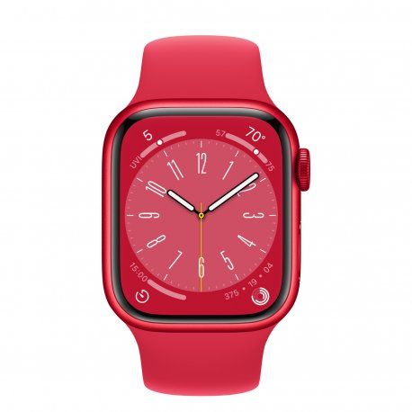 Apple Watch Series 8 41mm (GPS+LTE) (Product)Red Aluminum Case with (Product)Red Sport Band - Regular (MNJ23) 00000043391-001 фото