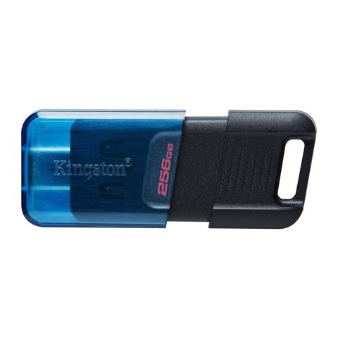 Flash Kingston USB 3.2 DT 80M 256GB Type-C Black/Blue (DT80M/256GB) 33221 фото