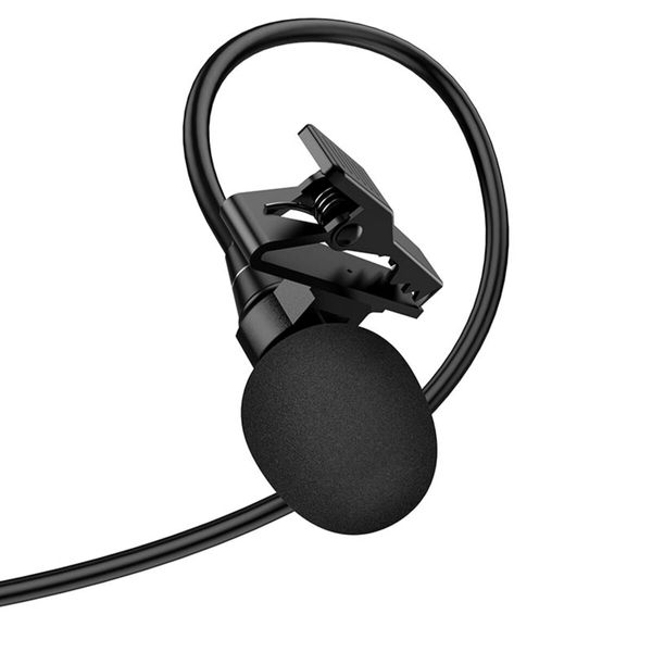 Мікрофон-петличка HOCO L14 iP Lavalier microphone Black (6931474761149) 24006 фото