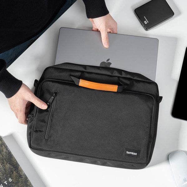 Сумка Tomtoc Navigator-A43 Laptop Briefcase Black 15.6 Inch (A43E1D1) (A43E1D1) 52173 фото