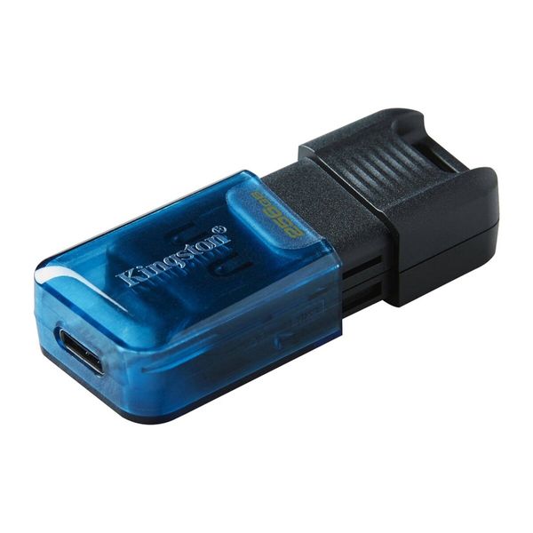 Flash Kingston USB 3.2 DT 80M 256GB Type-C Black/Blue (DT80M/256GB) 33221 фото