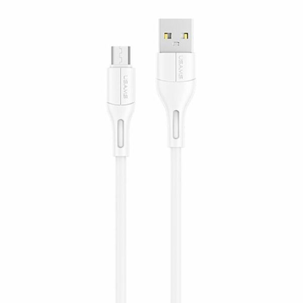 Кабель Usams US-SJ502 U68 Micro Charging & Data Cable 1m White (SJ502USB02) 24999 фото