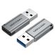 Адаптер Vention USB 3.0 Male to USB-C Female Adapter Gray Aluminum Alloy Type (CDPH0) (CDPH0) 42771 фото 1