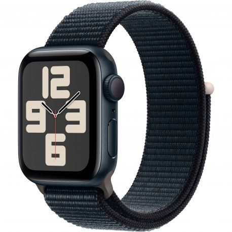 Apple Watch SE 2023 40mm (GPS) Midnight Aluminum Case with Midnight Sport Loop (MRE03QP/A) 00000044122-001 фото