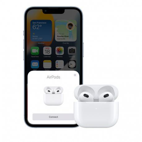 Бездротові навушники Apple AirPods 3 with Lightning Charging Case (MPNY3) 00000038653 фото