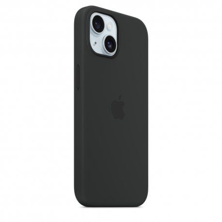 Чохол Apple iPhone 15 Silicone Case with MagSafe Black (MT0J3) 00000043483 фото