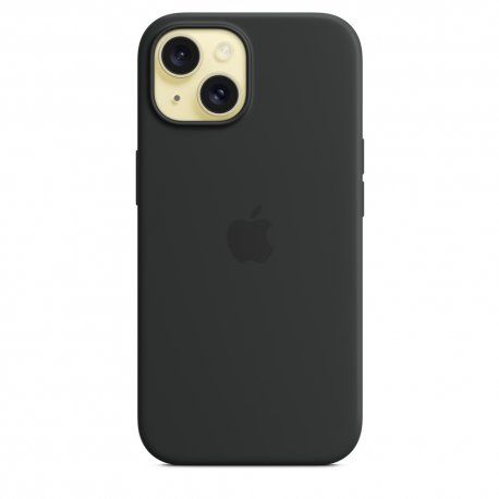 Чохол Apple iPhone 15 Silicone Case with MagSafe Black (MT0J3) 00000043483 фото