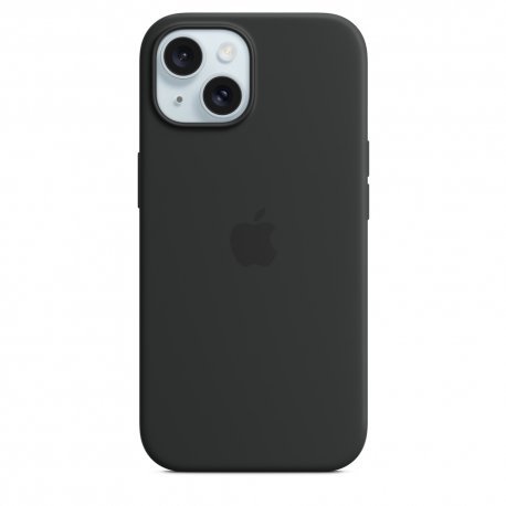 Чохол Apple iPhone 15 Silicone Case with MagSafe Black (MT0J3) 00000043483 фото