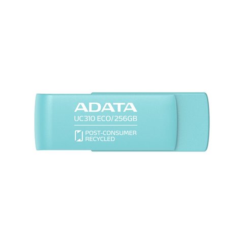 Flash A-DATA USB 3.2 UC310 Eco 256Gb Green (UC310E-256G-RGN) 43562 фото