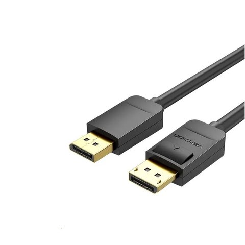 Кабель Vention DisplayPort 4К Cable 1M Black (HACBF) (HACBF) 49802 фото