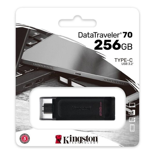 Flash Kingston USB 3.2 DT 70 256GB Type-C (DT70/256GB) 43546 фото