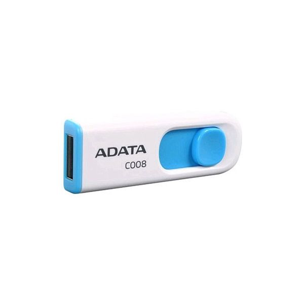 Flash A-DATA USB 2.0 C008 32Gb White/Blue (AC008-32G-RWE) 8828 фото