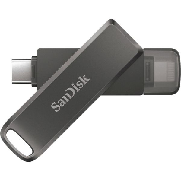 Flash SanDisk USB 3.1 iXpand Luxe 128Gb Type-C/Lightning Apple (SDIX70N-128G-GN6NE) 13700 фото