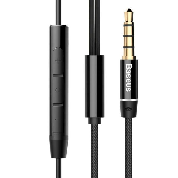 Наушники Baseus Enock H06 lateral in-ear Wire Earphone Black 3.5 mini-jack (NGH06-01) 10385 фото