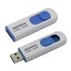 Flash A-DATA USB 2.0 C008 32Gb White/Blue (AC008-32G-RWE) 8828 фото 1