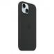 Чохол Apple iPhone 15 Silicone Case with MagSafe Black (MT0J3) 00000043483 фото 6