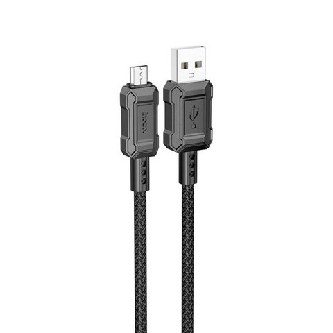 Кабель HOCO X94 Leader charging data cable Micro Black (6931474794260) 41605 фото