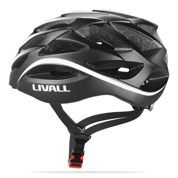 Защитный шлем Livall BH62 NEO (L) Black/White (55-61см), акустика, микрофон, сигналы поворотов и стопов, приложение, пульт BR80, Bluetooth (ZHLIV-TBH62N-4041) 44113 фото