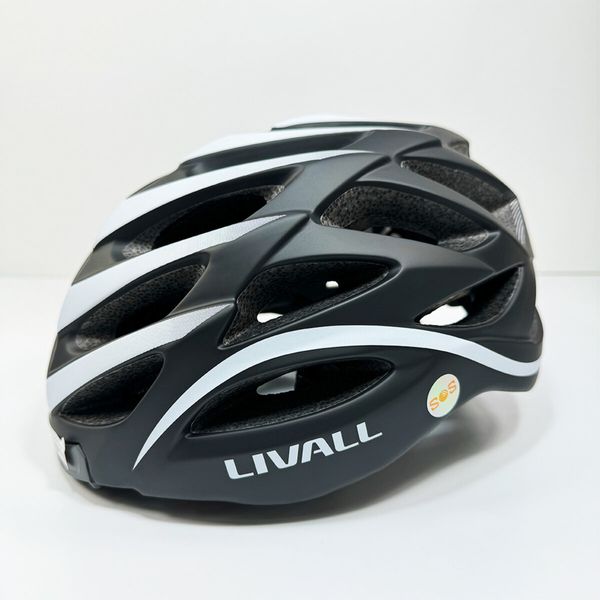 Защитный шлем Livall BH62 NEO (L) Black/White (55-61см), акустика, микрофон, сигналы поворотов и стопов, приложение, пульт BR80, Bluetooth (ZHLIV-TBH62N-4041) 44113 фото