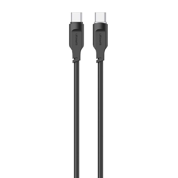 Кабель Usams US-SJ567 Type-C To Type-C PD 100W Data Cable Lithe Series 1.2m Black (SJ567USB01) 22501 фото