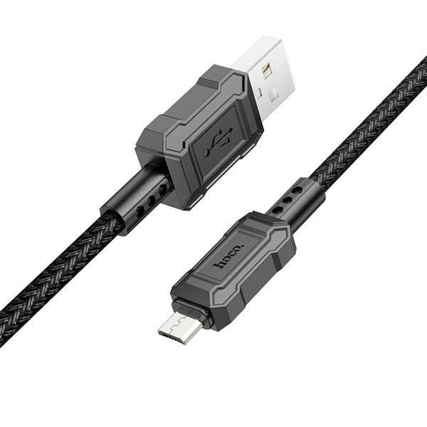 Кабель HOCO X94 Leader charging data cable Micro Black (6931474794260) 41605 фото