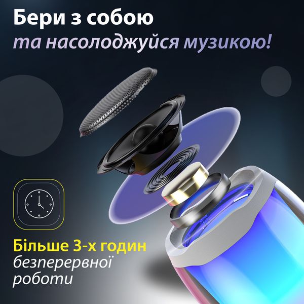 Портативная мини колонка для телефона беспроводная акустика bluetooth колонка с микрофоном 1877125331 фото