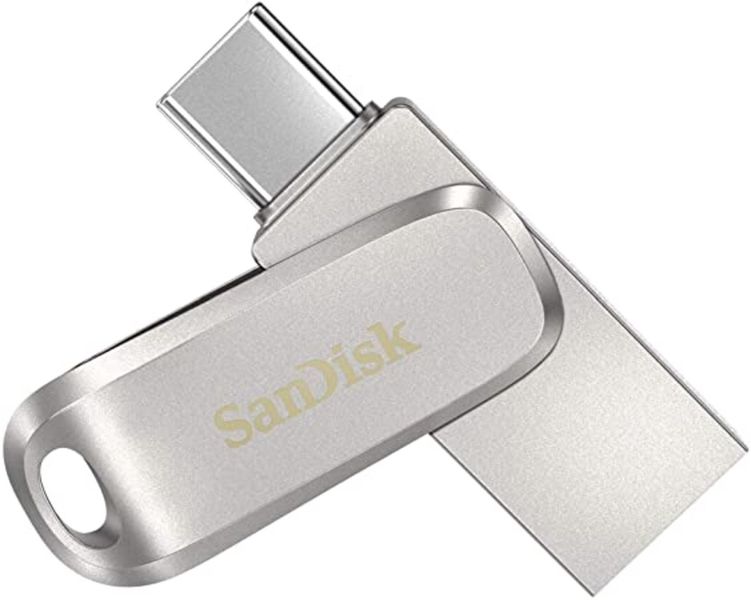 Flash SanDisk USB 3.1 Ultra Dual Luxe Type-C 128Gb (150 Mb/s) (SDDDC4-128G-G46) 13706 фото