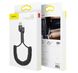 Кабель Baseus Fish eye Spring Data Cable Lightning 1m Black (CALSR-01) 7597 фото 3