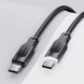 Кабель Usams US-SJ567 Type-C To Type-C PD 100W Data Cable Lithe Series 1.2m Black (SJ567USB01) 22501 фото 3