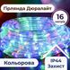 Гірлянда вулична стрічка світлодіодна Дюралайт 480 LED 16м морозостійка прозорий дріт Мультиколор 1958948578 фото 2