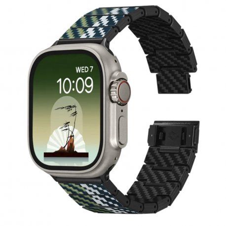 Ремінець Pitaka Poetry of Things Wind Chroma Carbon Band для Apple Watch 49/45/44mm (AWB2305) 00000044666 фото