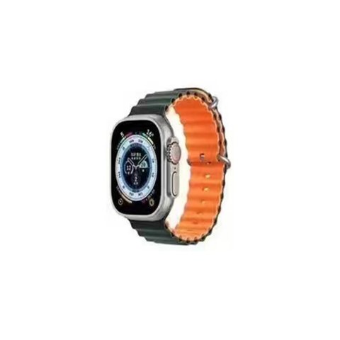 Ремінець для годинника Apple Watch Ocean two-tone 42/44/45/49mm 29.Teal-Orange (Ocean42-29.Teal-Orange) 45764 фото